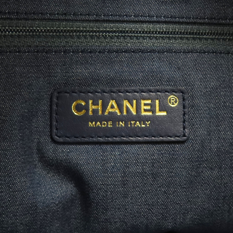 黑色 牛皮 CC Club Monaco 兩用包 金扣【CHANEL 香奈兒】-8