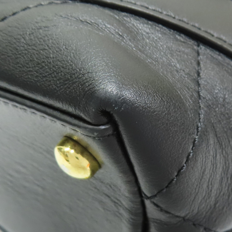 黑色 牛皮 CC Club Monaco 兩用包 金扣【CHANEL 香奈兒】-13