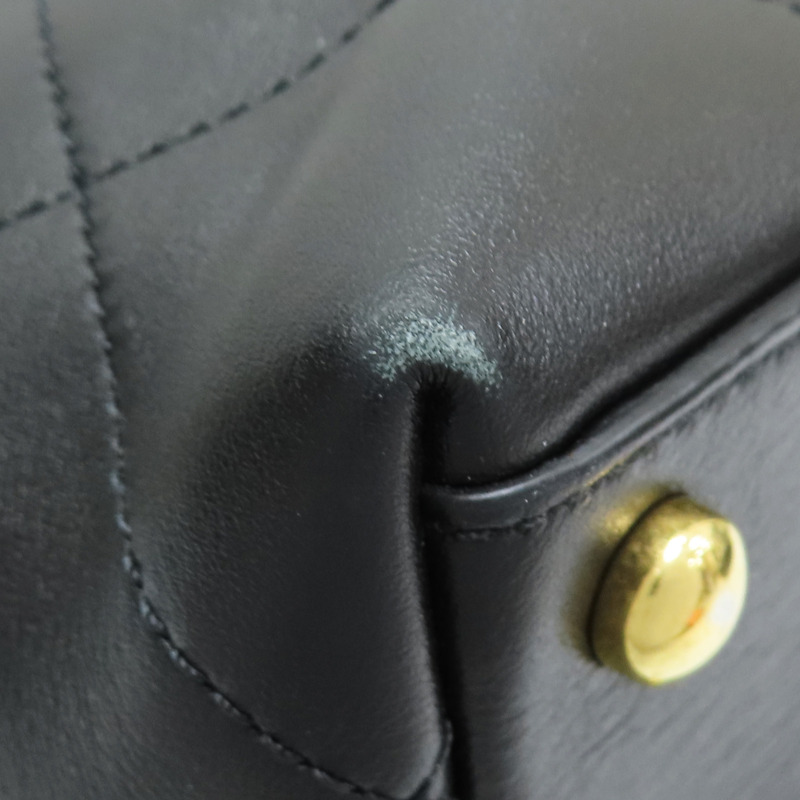 黑色 牛皮 CC Club Monaco 兩用包 金扣【CHANEL 香奈兒】-14