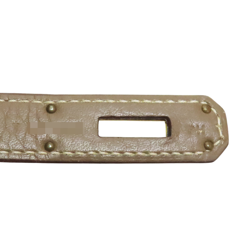 大象灰 Clemence牛皮 Kelly 28 凱莉包 兩用包 T刻 金釦【HERMES 愛馬仕】-7