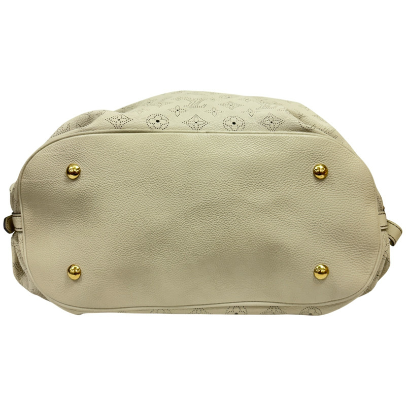 奶油色 原花 Mahina 牛皮 XL 手提包【LOUIS VUITTON LV 路易威登】 M93059-3