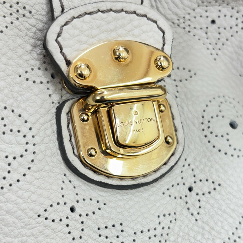 奶油色 原花 Mahina 牛皮 XL 手提包【LOUIS VUITTON LV 路易威登】 M93059-6