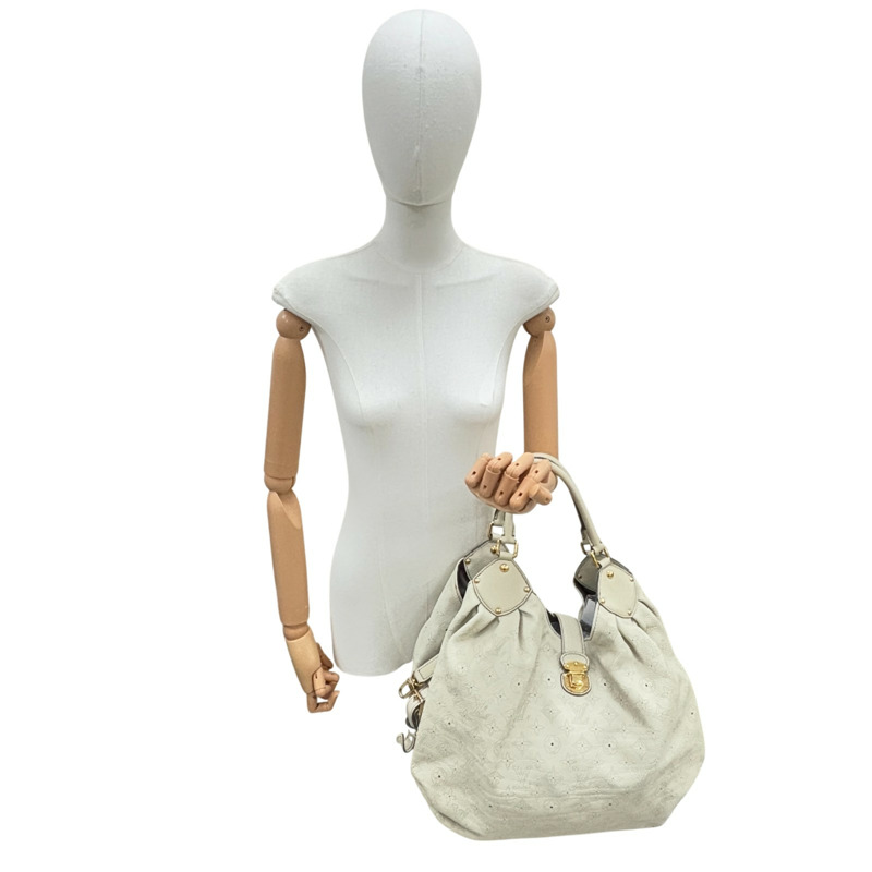 奶油色 原花 Mahina 牛皮 XL 手提包【LOUIS VUITTON LV 路易威登】 M93059-9