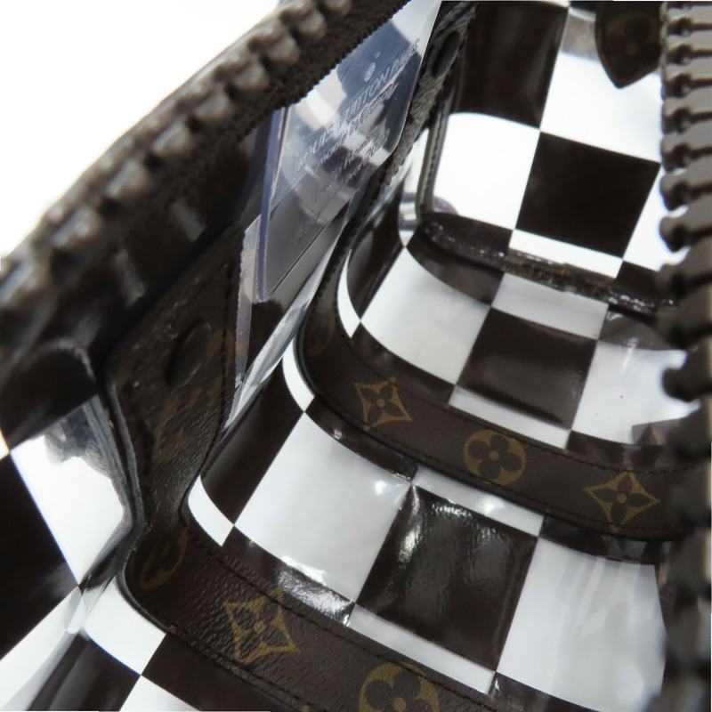 棕色 原花帆布 透明格紋 Keepall Bandouliere 25 兩用包 M20872【LOUIS VUITTON LV 路易威登】 M20872-4