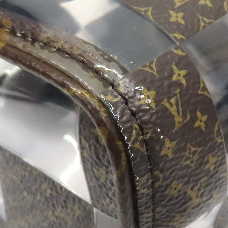 棕色 原花帆布 透明格紋 Keepall Bandouliere 25 兩用包 M20872【LOUIS VUITTON LV 路易威登】 M20872-12