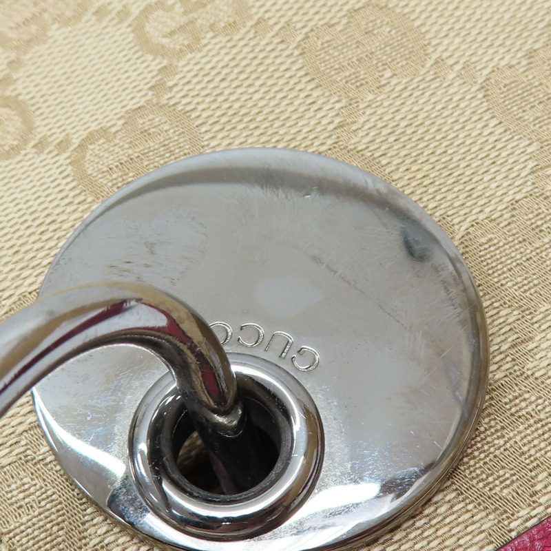 棕色 帆布 紅色 牛皮 GG Eclipse 肩背包【GUCCI 古馳】 120841-7