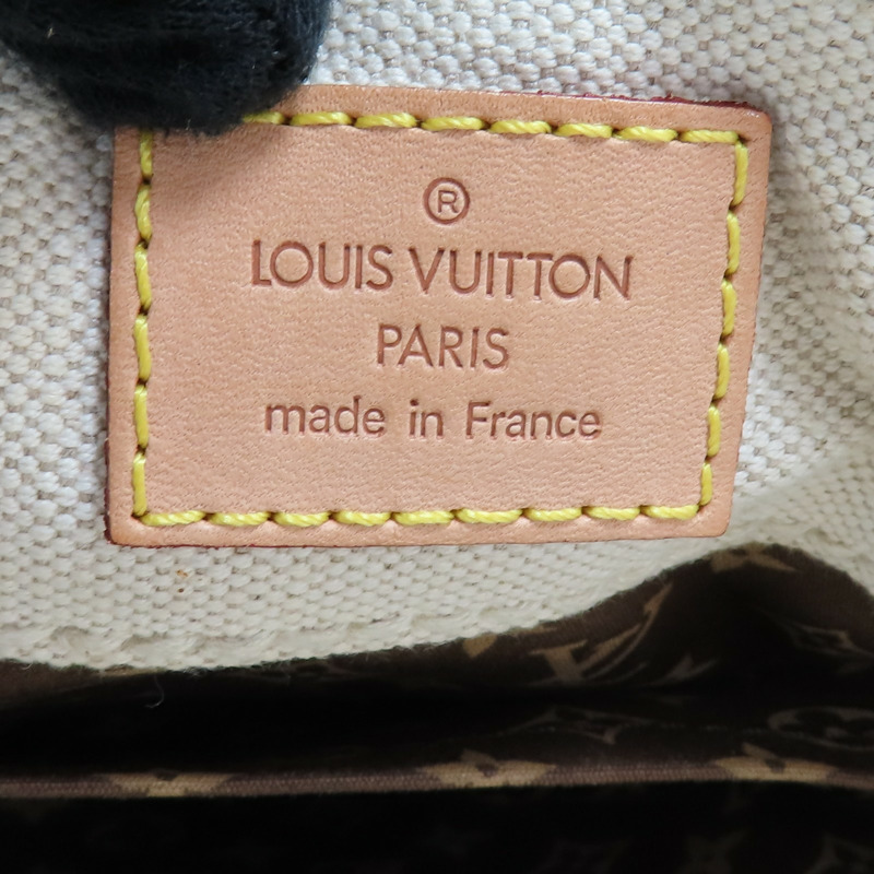 米/紅色 帆布 Globe Shopper PM 手提包【LOUIS VUITTON LV 路易威登】 M95115-9