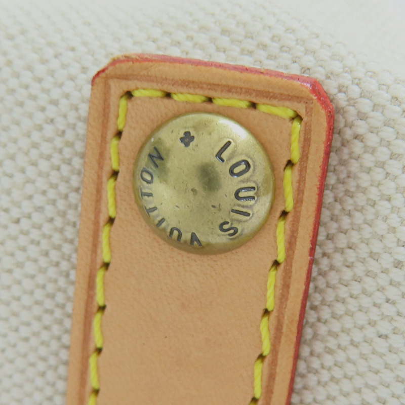 米/紅色 帆布 Globe Shopper PM 手提包【LOUIS VUITTON LV 路易威登】 M95115-11