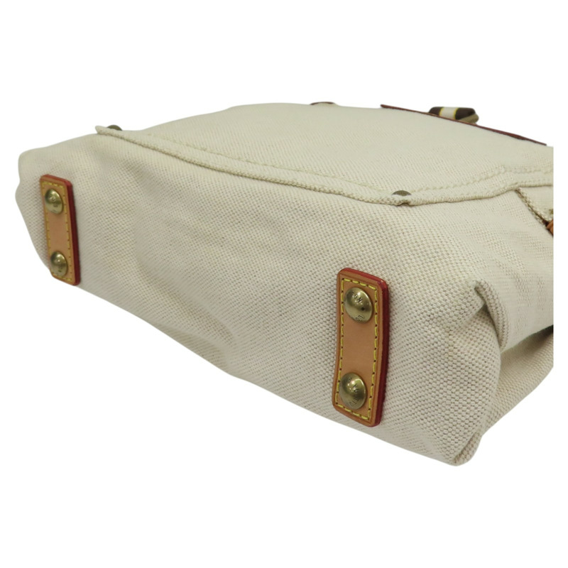 米/紅色 帆布 Globe Shopper PM 手提包【LOUIS VUITTON LV 路易威登】 M95115-15