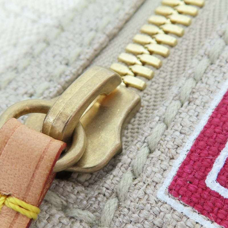 米/紅色 帆布 Globe Shopper PM 手提包【LOUIS VUITTON LV 路易威登】 M95115-16