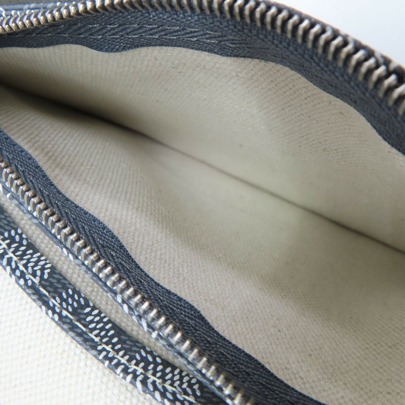 灰色 帆布 Plumet Pocket Wallet 信封包 肩背包【GOYARD 高雅德 】-6