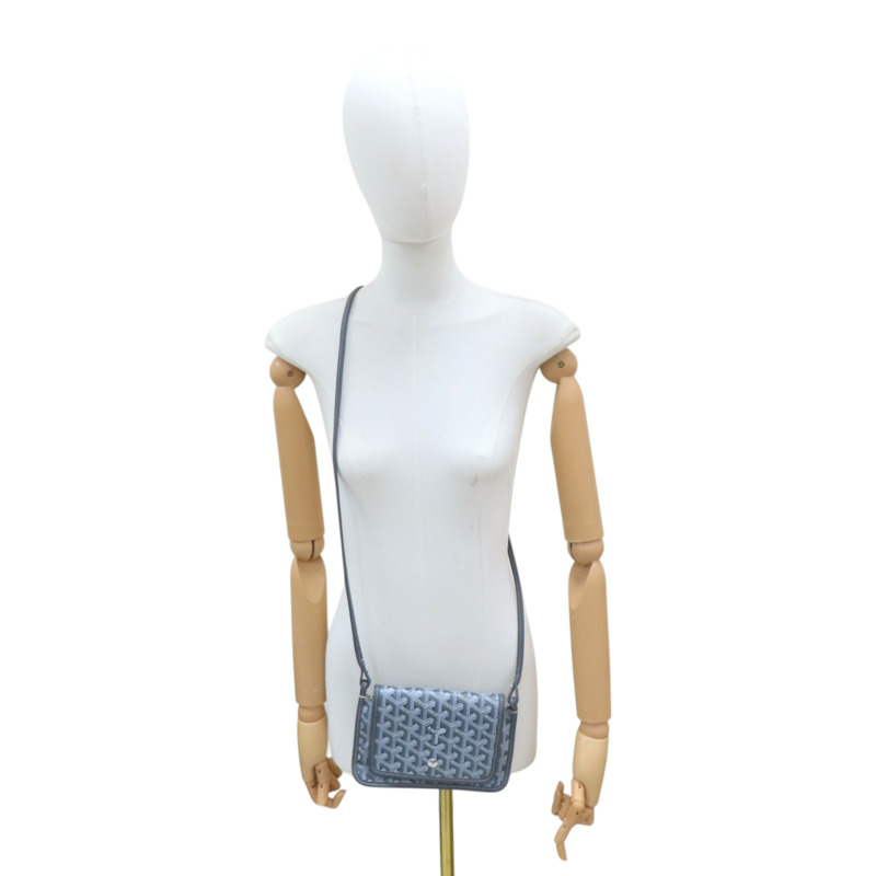 灰色 帆布 Plumet Pocket Wallet 信封包 肩背包【GOYARD 高雅德 】-10