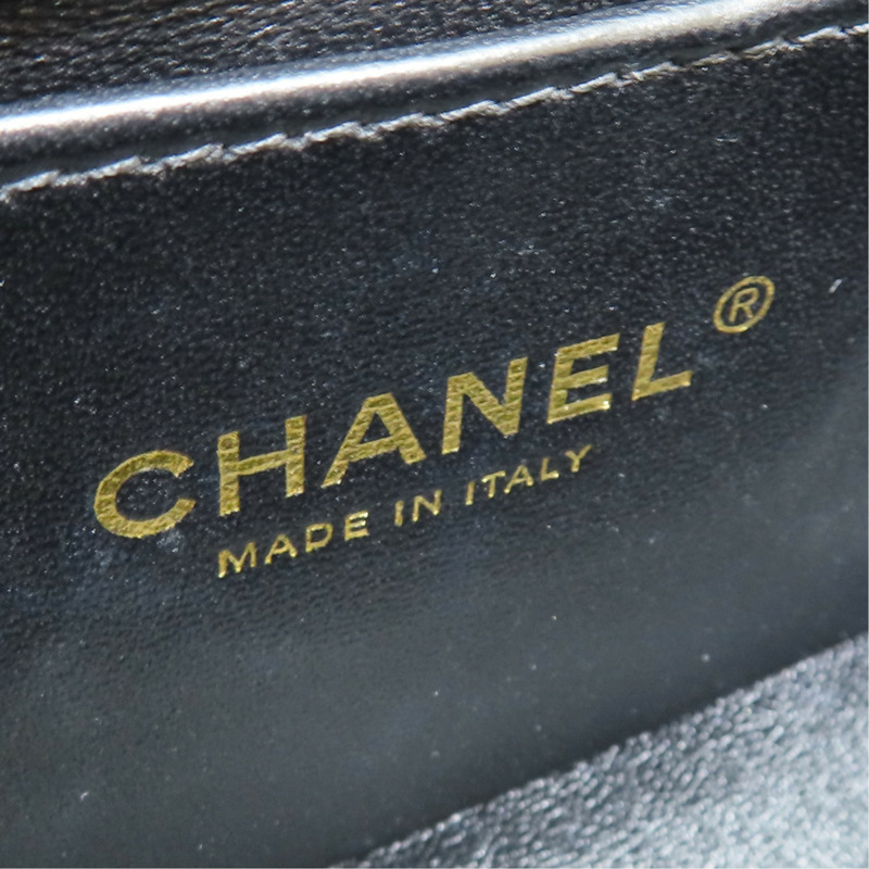 黑色 菱格紋 荔枝紋 牛皮 Boy 20 鏈帶 肩背包【CHANEL 香奈兒】 A67085-5