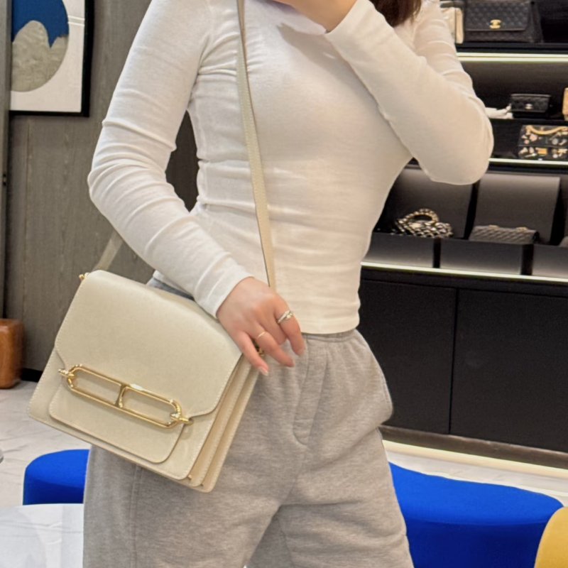 HERMES Roulis 23 - 冰川白金 D-13