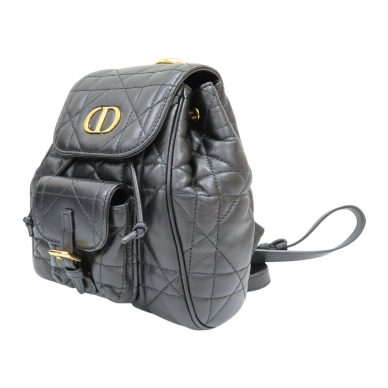 黑色 羊皮 Dior Caro 小型後背包【Dior 迪奧】 M6302UNOZ-2