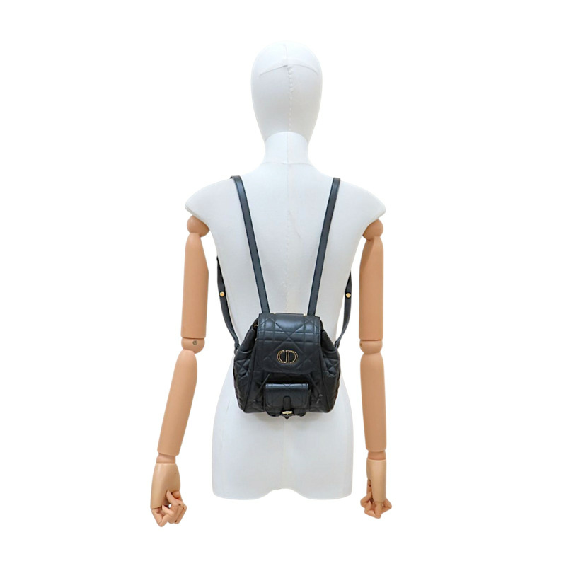 黑色 羊皮 Dior Caro 小型後背包【Dior 迪奧】 M6302UNOZ-11