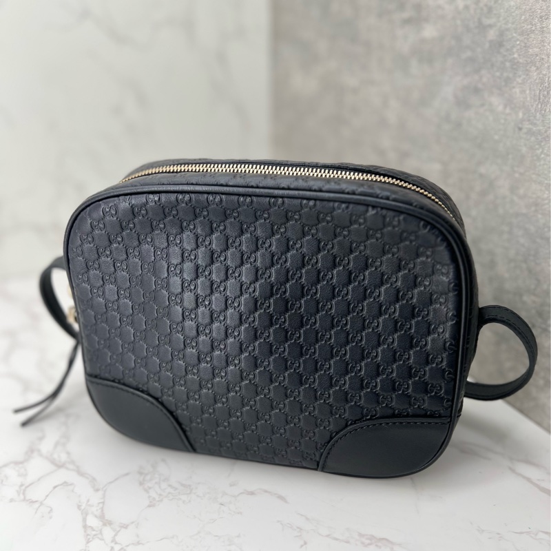 香緹國際精品 881 Gucci黑壓紋 相機包-0