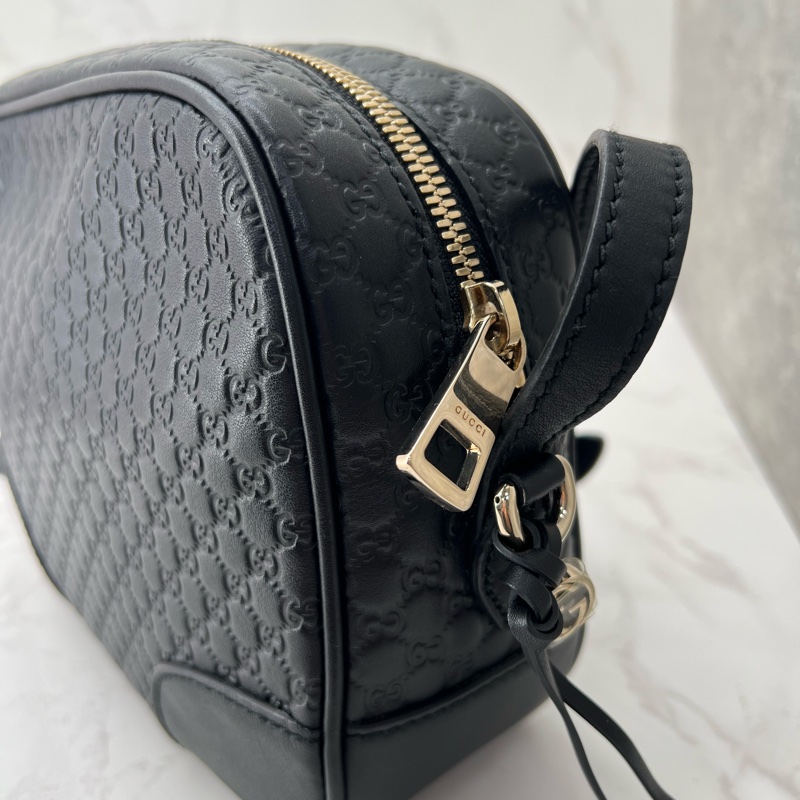 香緹國際精品 881 Gucci黑壓紋 相機包-1