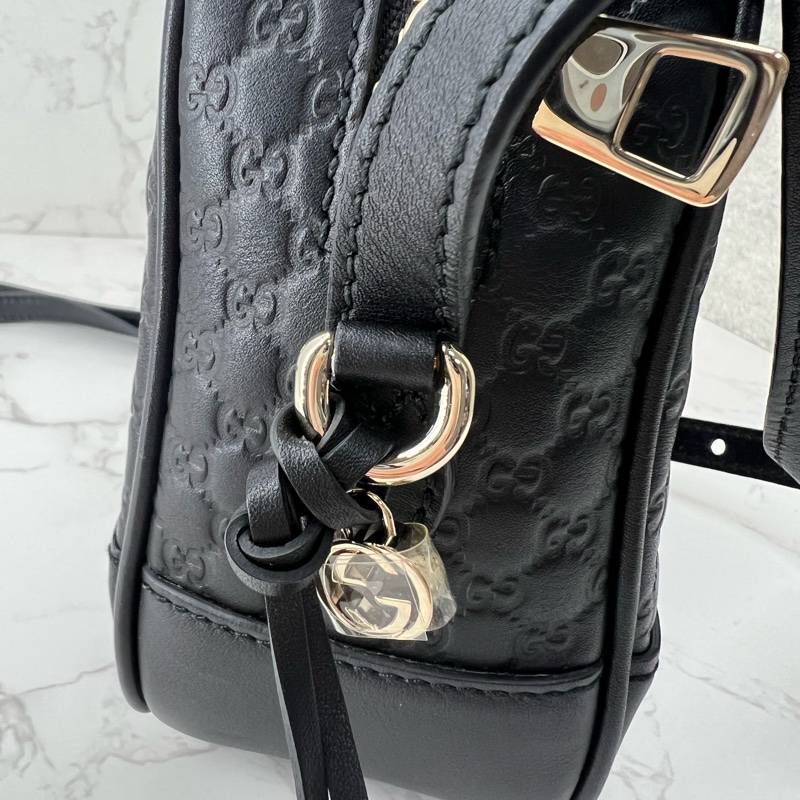 香緹國際精品 881 Gucci黑壓紋 相機包-5