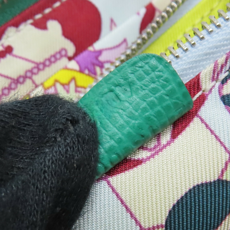 翡翠綠 Epsom牛皮 Silk in Compact 絲巾短夾 Z刻【HERMES 愛馬仕】-8