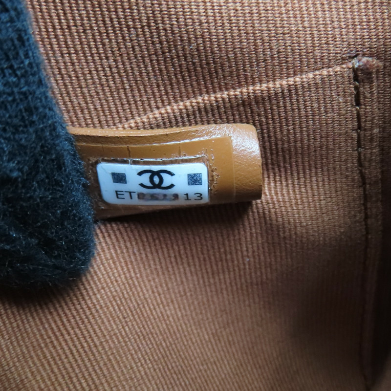 棕色 菱格紋 羊皮 CHANEL19 poach 拉鍊長夾【CHANEL 香奈兒】-7