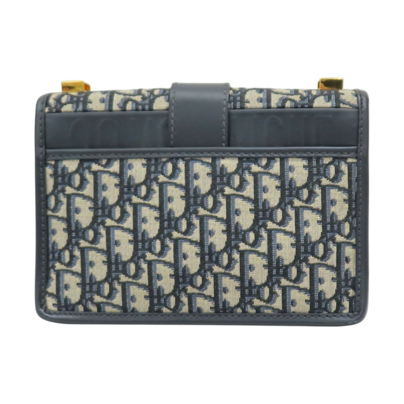 藍色 緹花帆布 30 Montaigne 肩背包【Dior 迪奧 】 M9203UTZQ_M928-1