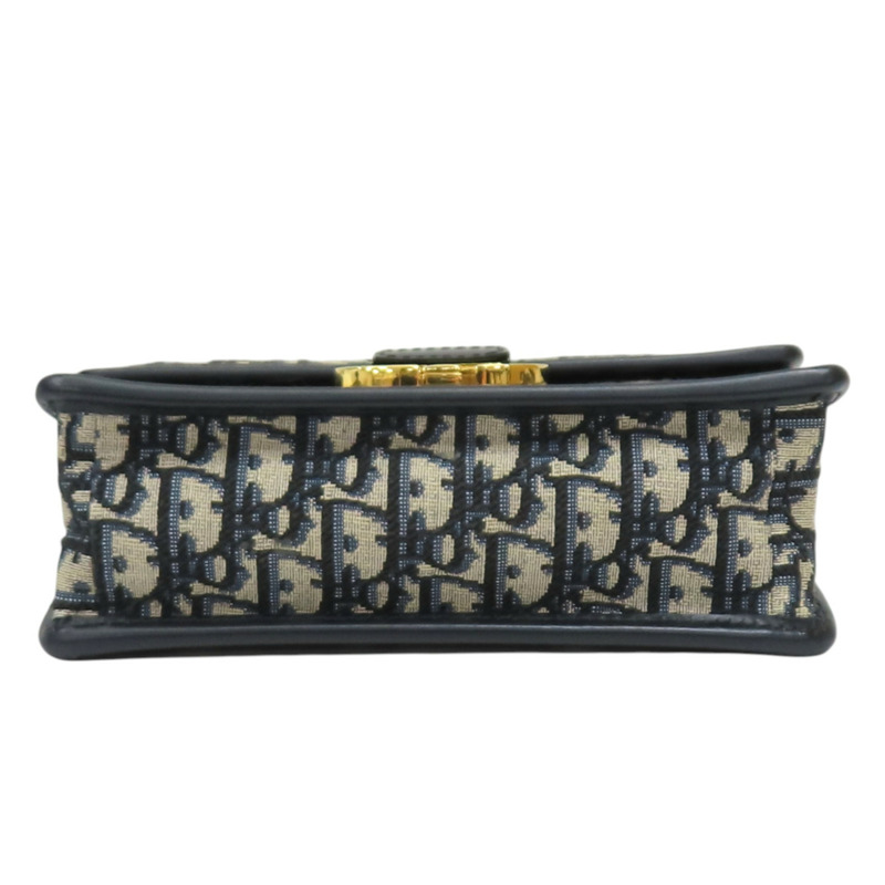 藍色 緹花帆布 30 Montaigne 肩背包【Dior 迪奧 】 M9203UTZQ_M928-3