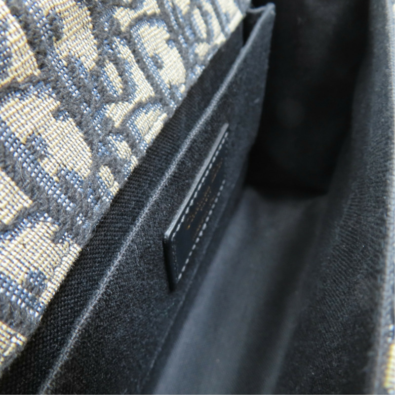 藍色 緹花帆布 30 Montaigne 肩背包【Dior 迪奧 】 M9203UTZQ_M928-4