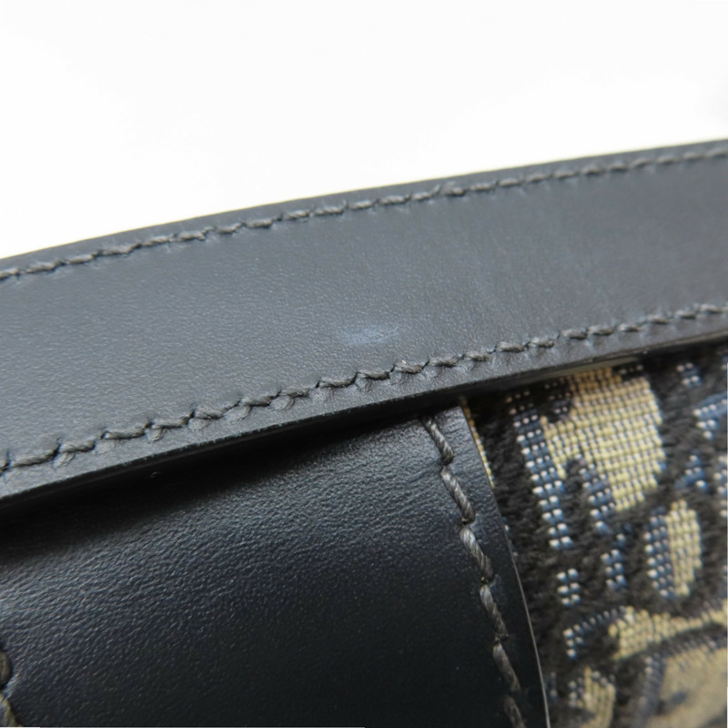 藍色 緹花帆布 30 Montaigne 肩背包【Dior 迪奧 】 M9203UTZQ_M928-15