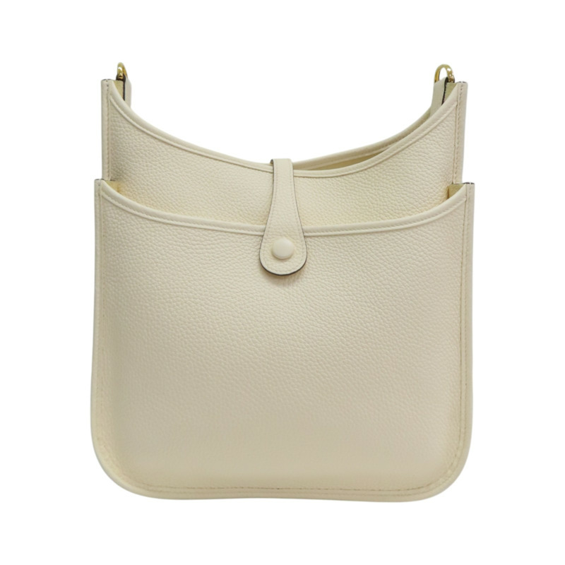 奶油白 TC牛皮 Evelyne Ⅲ 29 肩背包 U刻【HERMES 愛馬仕】 H056277CC12-1