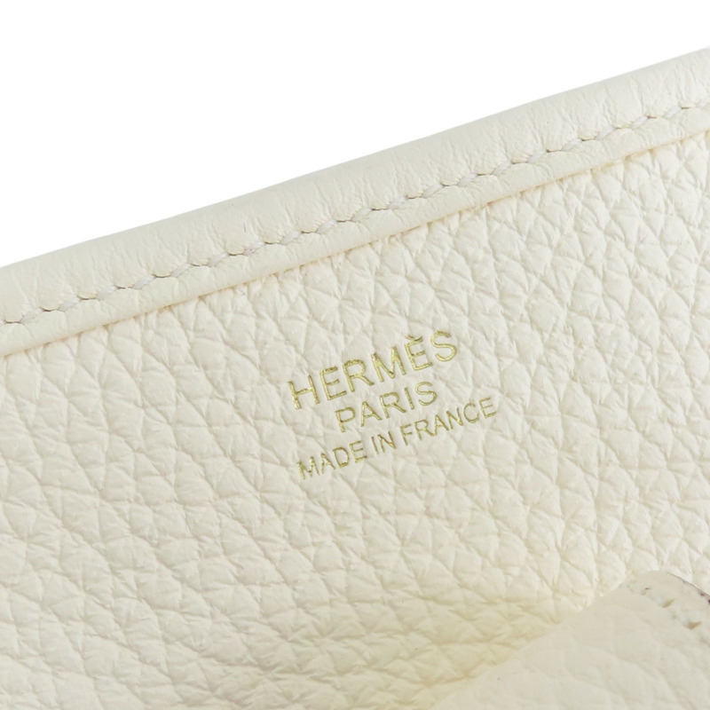 奶油白 TC牛皮 Evelyne Ⅲ 29 肩背包 U刻【HERMES 愛馬仕】 H056277CC12-7