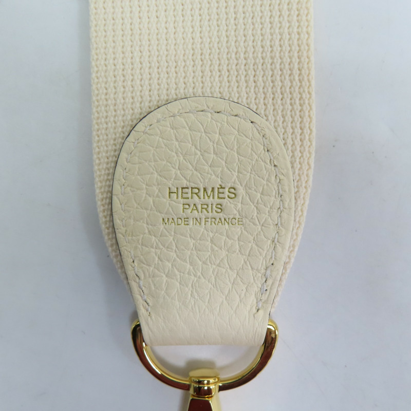奶油白 TC牛皮 Evelyne Ⅲ 29 肩背包 U刻【HERMES 愛馬仕】 H056277CC12-8