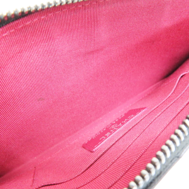 黑色 牛皮 Gabrielle Zipped 拉鍊長夾【CHANEL 香奈兒】-4