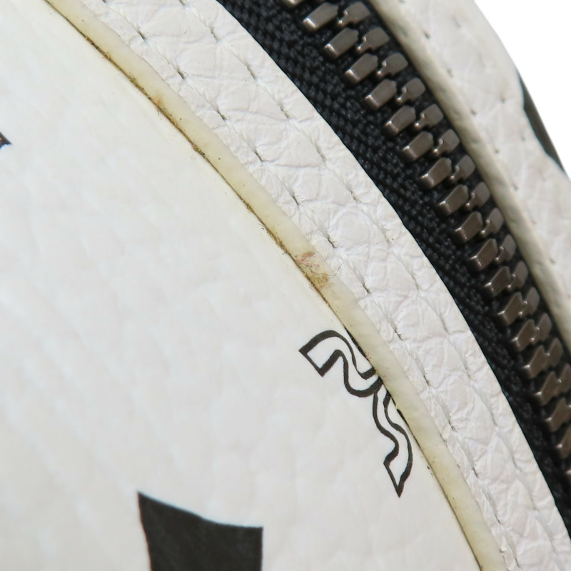 白色帆布 Visetos系列 Stark Bebe Boo 後背包【MCM】 MMK 4SVE38 WT001-16