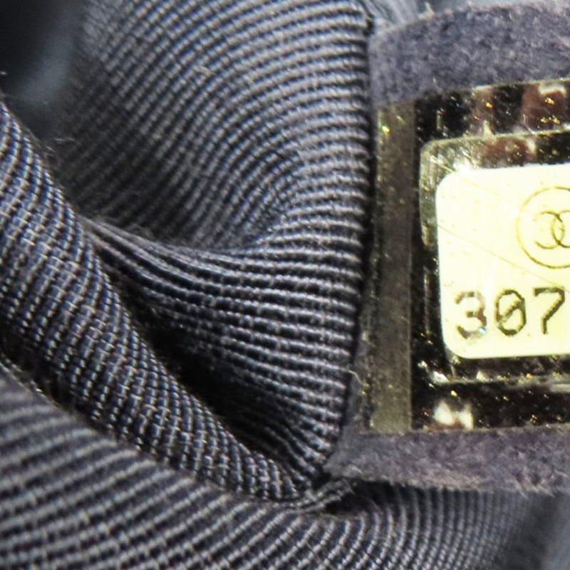 深藍色 羊皮 19 口蓋 兩用包【CHANEL 香奈兒】 AS1160-7