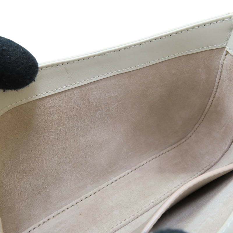 白色 牛皮 LE 5 A 7 Mini Hobo 手提包【SAINT LAURENT YSL 聖羅蘭】 710318-5