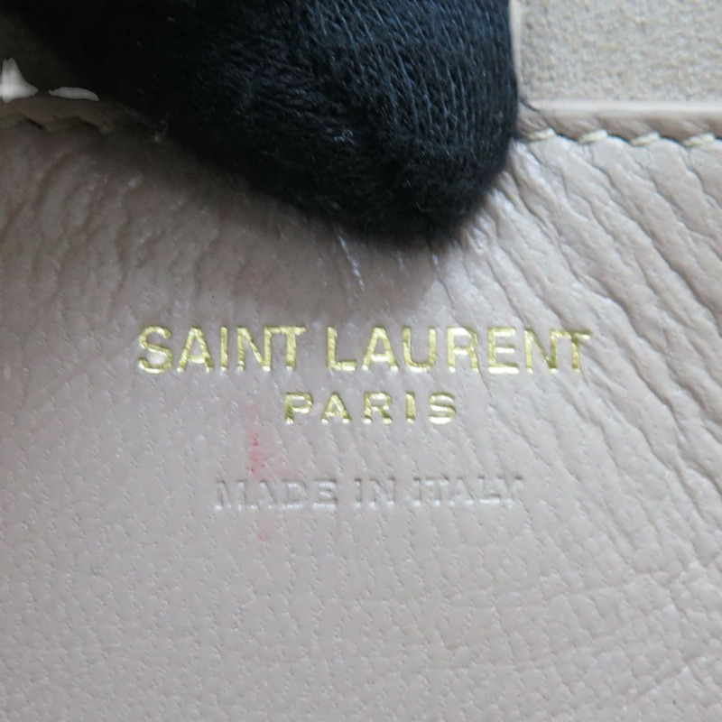 白色 牛皮 LE 5 A 7 Mini Hobo 手提包【SAINT LAURENT YSL 聖羅蘭】 710318-6