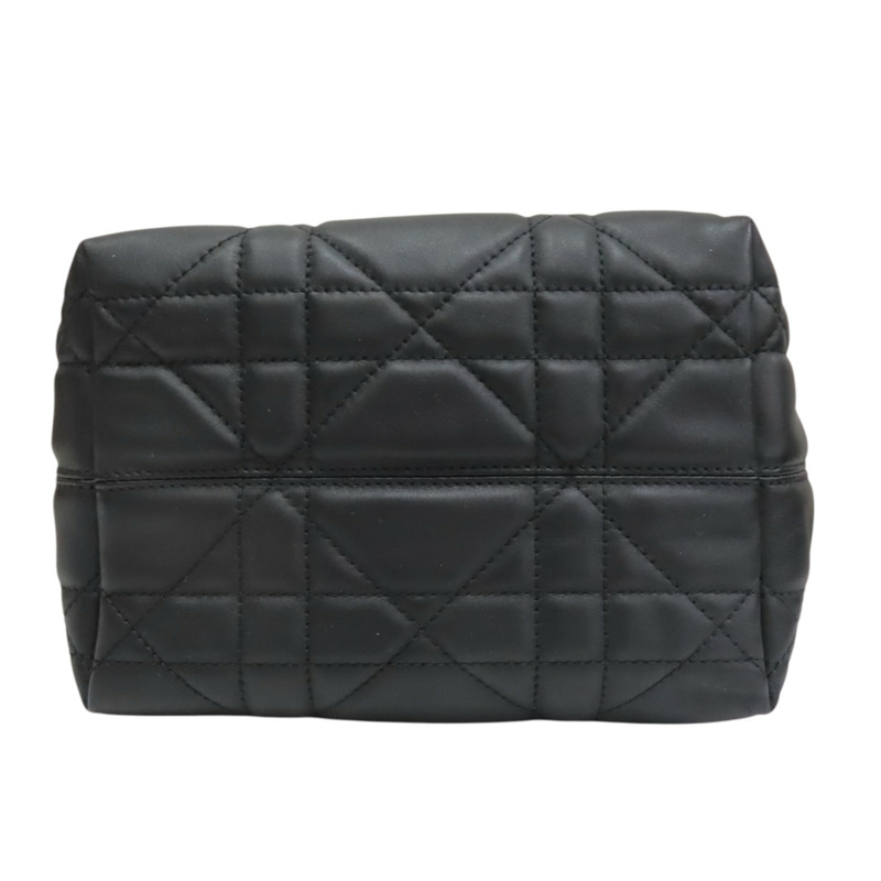 黑色 小牛皮 Toujours 小型直式托特包【Dior 迪奧】 M2835OSNW_M900-3