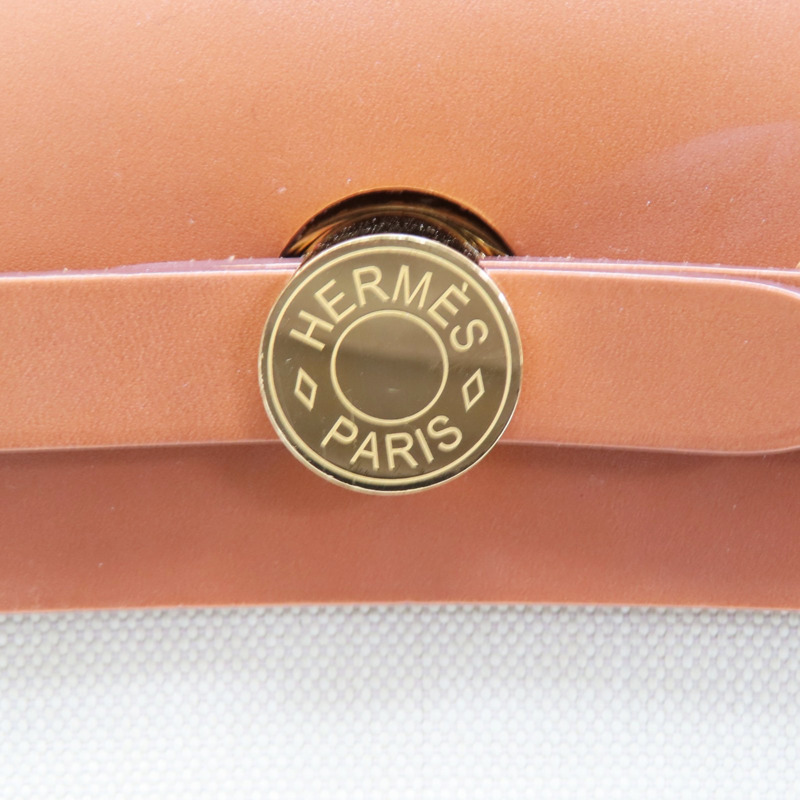 電光藍帆布 棕色牛皮 Herbag Zip 31 肩背包 B刻【HERMES 愛馬仕】-7