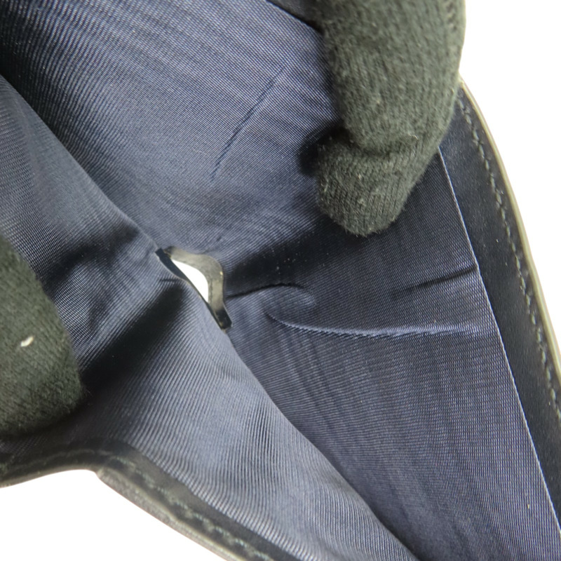 深藍色 牛皮 Trifold Wallet 兩折短夾【GUCCI 古馳】 473916-5