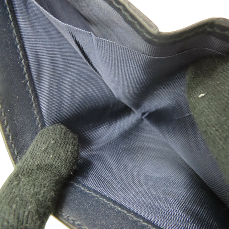 深藍色 牛皮 Trifold Wallet 兩折短夾【GUCCI 古馳】 473916-6