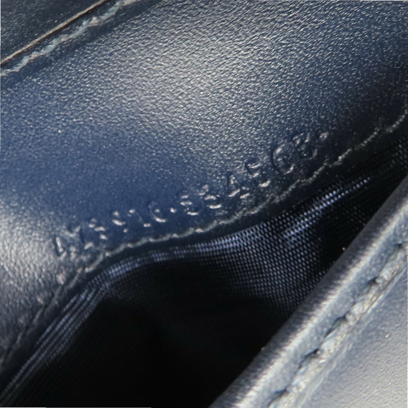 深藍色 牛皮 Trifold Wallet 兩折短夾【GUCCI 古馳】 473916-8