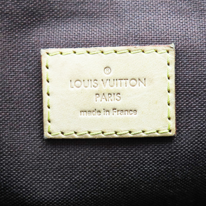 棕色 原花帆布 Menilmontant MM 肩背包【LOUIS VUITTON LV 路易威登】 M40473-8