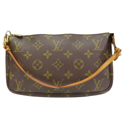 棕色 原花 PVC塗層帆布 手提包【LOUIS VUITTON LV 路易威登】 M51980