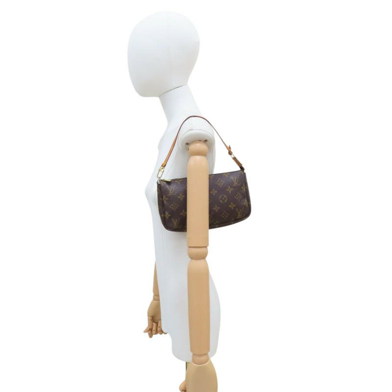 棕色 原花 PVC塗層帆布 手提包【LOUIS VUITTON LV 路易威登】 M51980-7