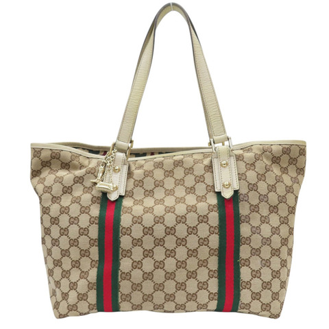 米色 帆布 托特包【GUCCI 古馳】 139260