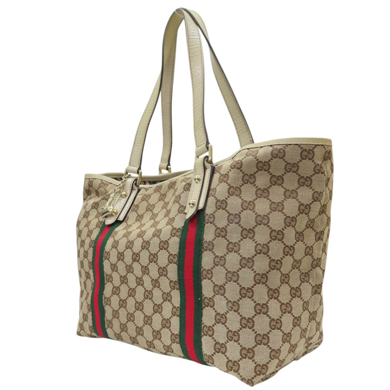 米色 帆布 托特包【GUCCI 古馳】 139260-2