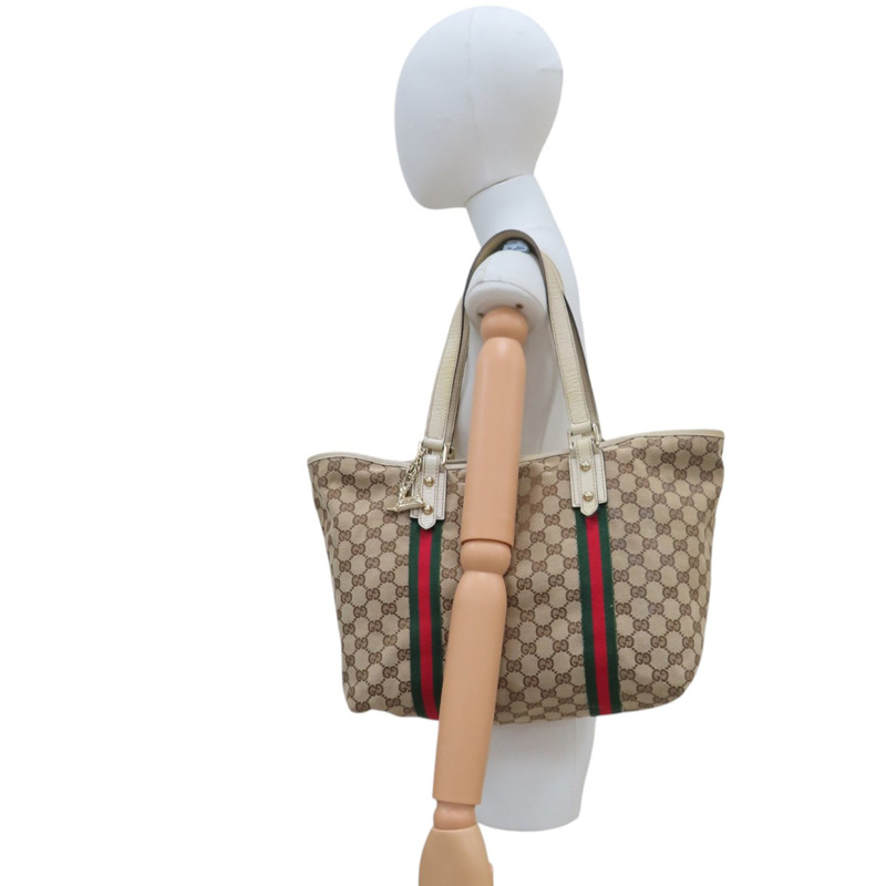 米色 帆布 托特包【GUCCI 古馳】 139260-9