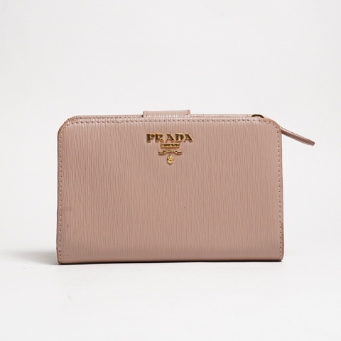 PRADA 帆布中夾錢包