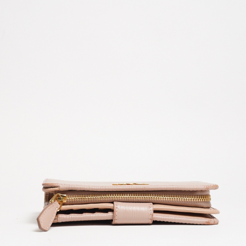 PRADA 帆布中夾錢包-2